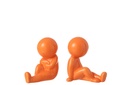 Set Of 2 Bookend Marcel Stoneware