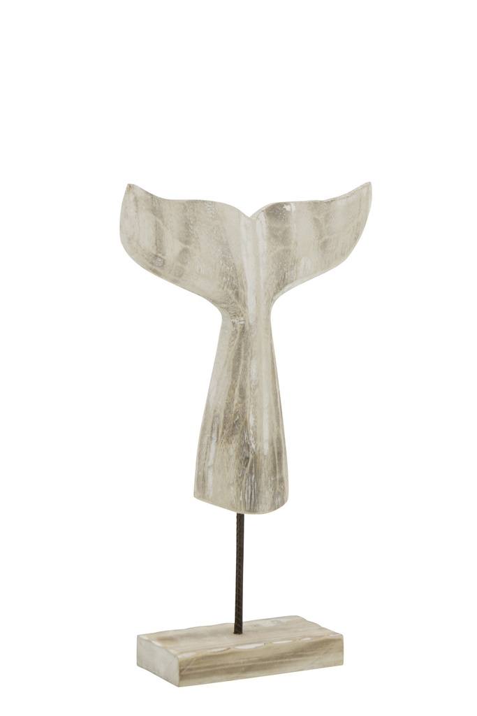 Whale Tail Whitewash Paulownia Wood