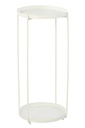 Side Table Round Iron White
