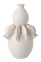 Vase Fish Ceramic Off-White Large