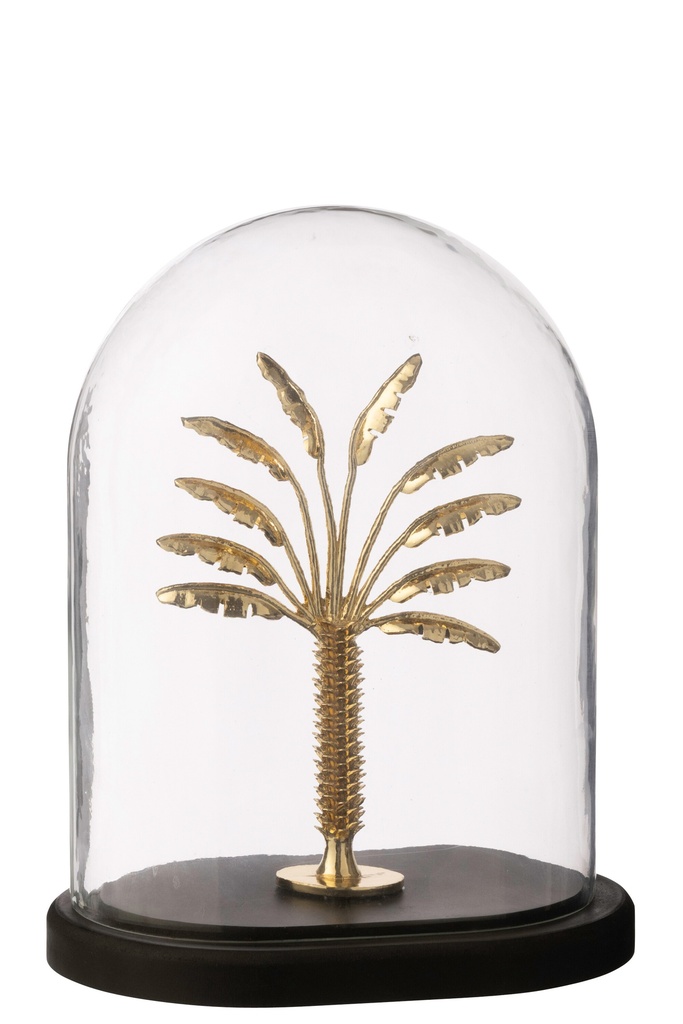 Decorative Bell Jar Palm Tree