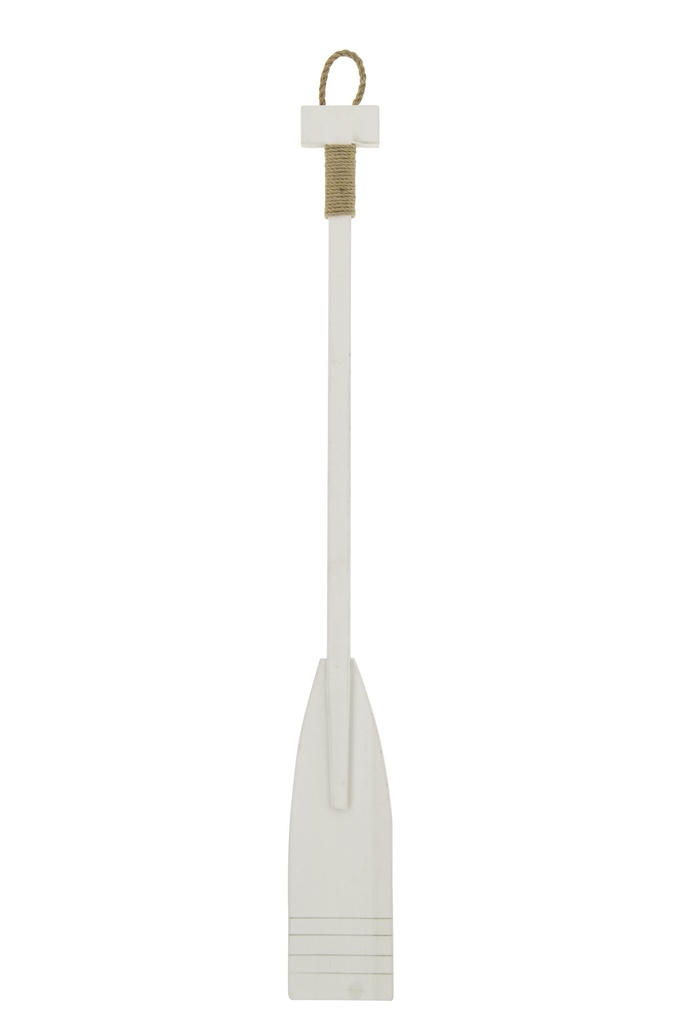 Paddle Decorative Pinewood/Rope White