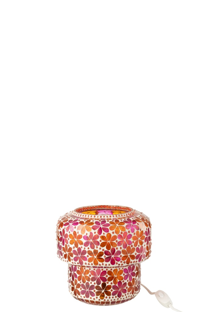 Table Lamp Mosaic Glass Dark