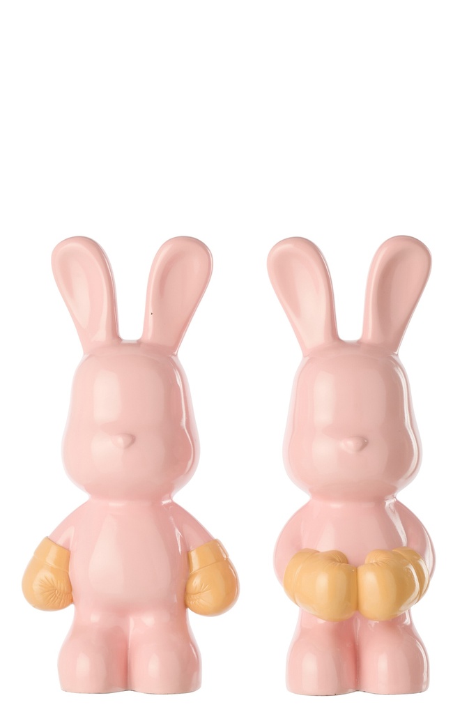 Rabbit Ray Boxing Polyresin Light