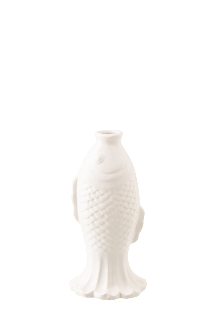 Vase Soliflore Fish Long Stoneware