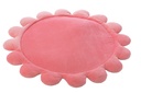 Playmat Flower Polyester Dark Pink/Light