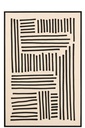 Painting Line Pinewood Ecru/Black