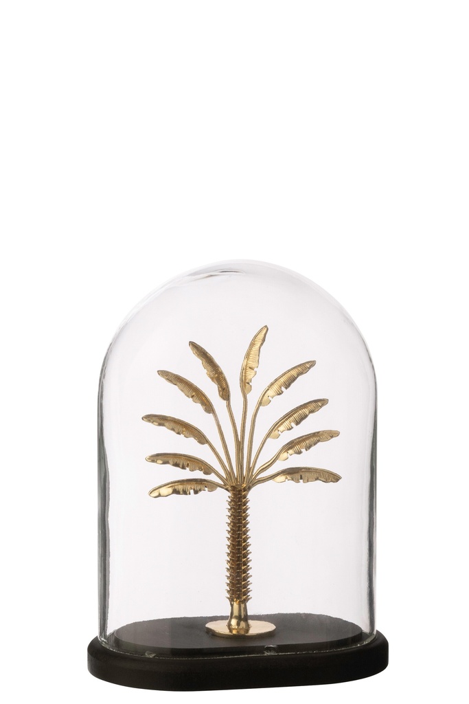 Decorative Bell Jar Palm Tree