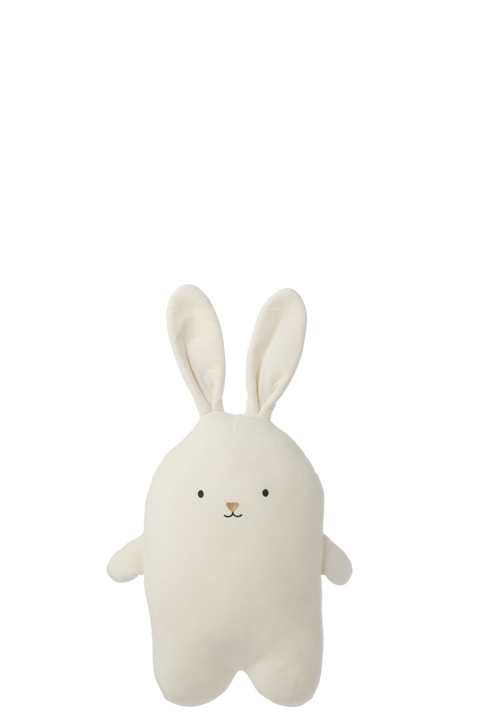 Rabbit Polyester White Medium
