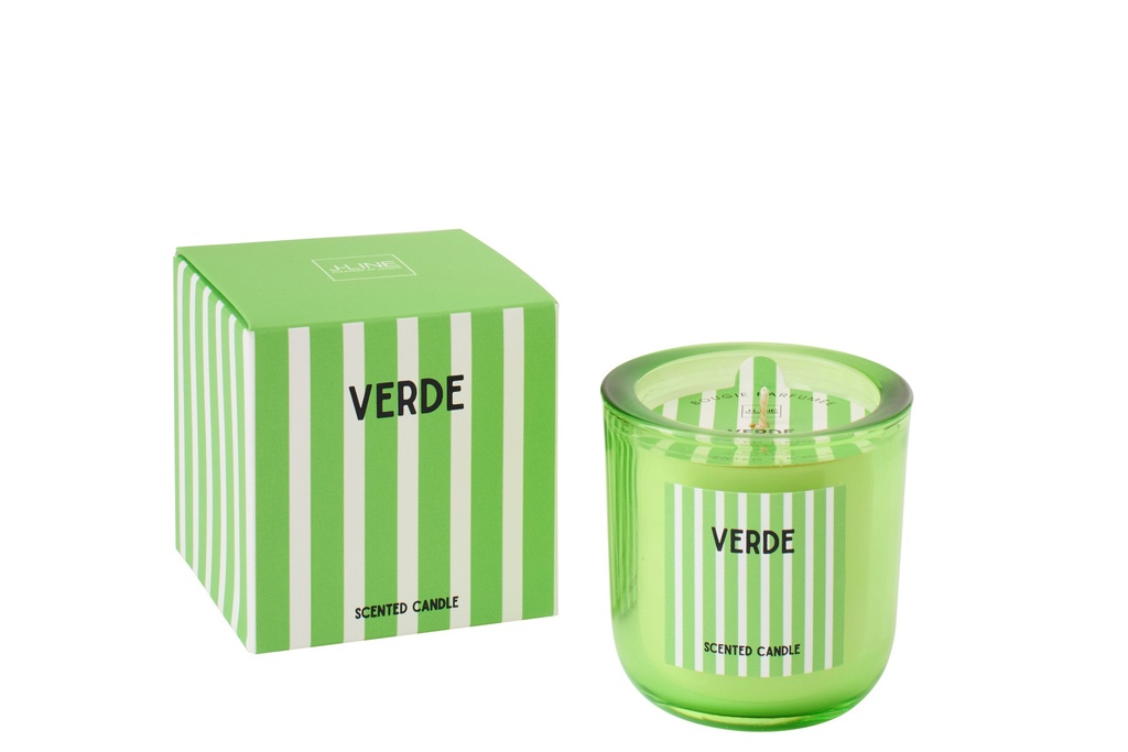Scented Candle Verde Wax Green