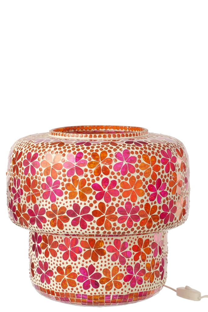 Table Lamp Mosaic Glass Dark