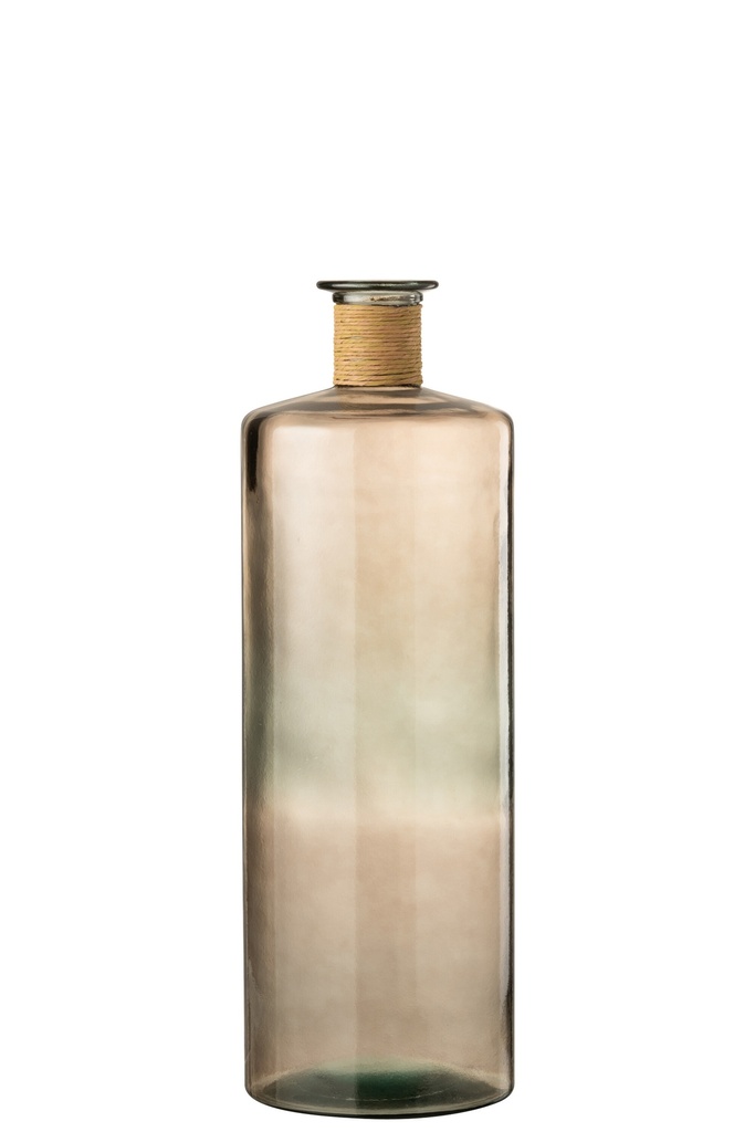 Vase Safari Verre Marron Clair