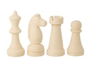 Chess Piece Polyresin Beige Large