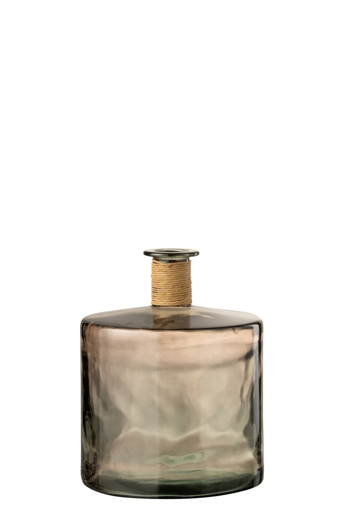 Vase Safari Wide Light Brown