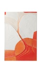 Painting Circkles Acrylic Dark Orange/Off-White