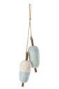 Hanger Buoy Paulownia Wood Natural/Light