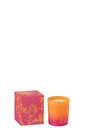 Scented Candle Oasis Wax Orange/Pink