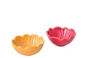 Bowl Flower Porcelain Multicolored Medium