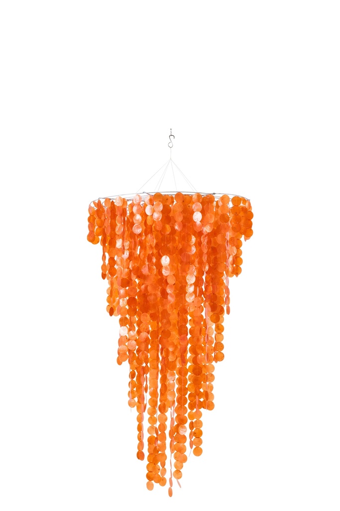 Hanger Capiz Orange Small