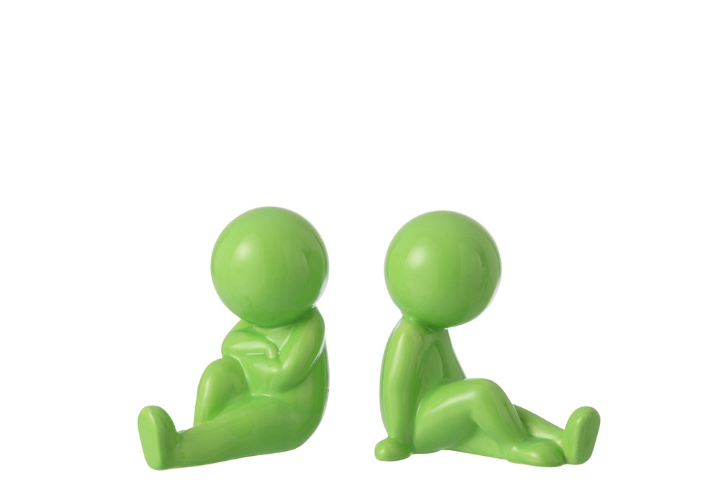Set Of 2 Bookend Marcel Stoneware