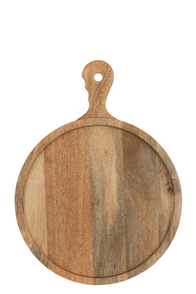 [15826] Cutting Board Round Handle Mango
