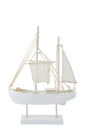 Boat Decorative MDF/Rope White