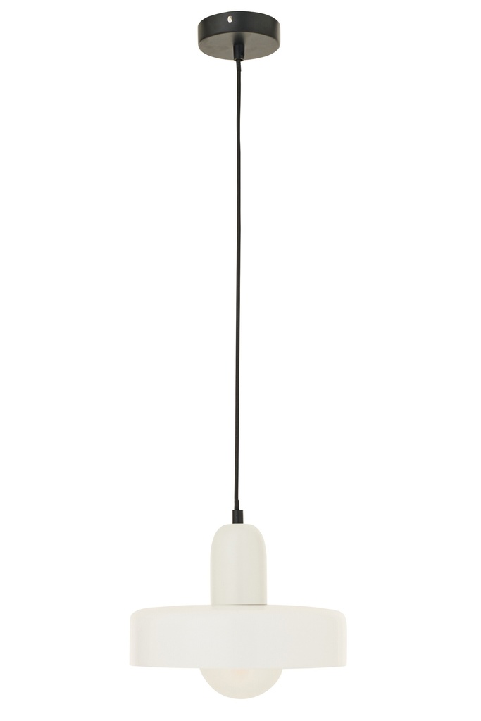 Ceiling Lamp Retro Glass White