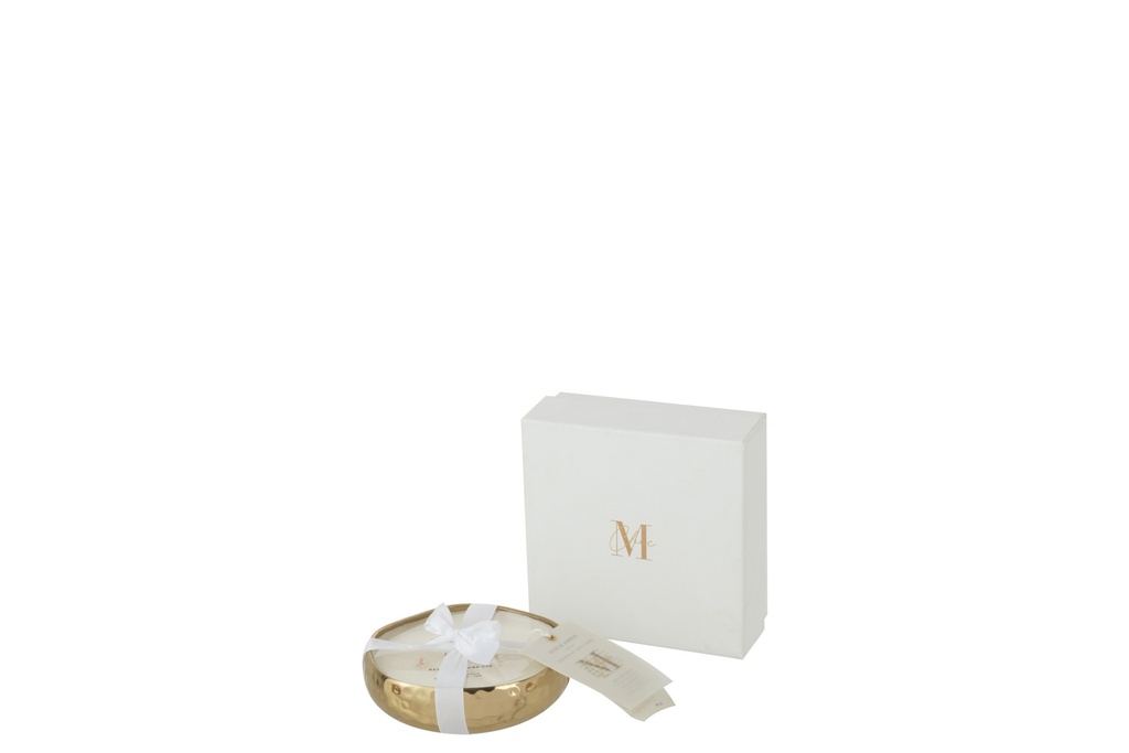 [16134] Scented Candle M-Chic Metal Gold