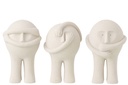 Figurine Bollie Resin Light Grey