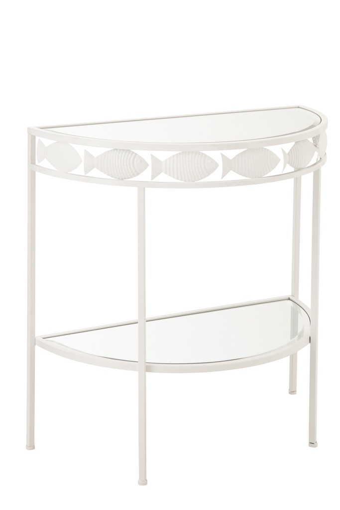 Console Fish Iron White