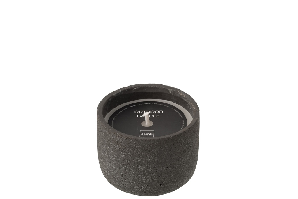 Outdoor Candle 16H Round Paraffin
