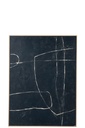 Painting Scratches Pinewood Blue/White