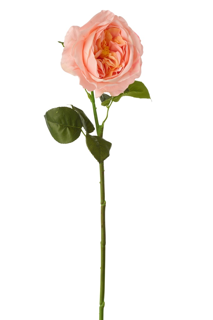 Rose Real Touch Fabric Salmon