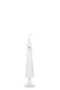 Santa Claus Modern Metal White