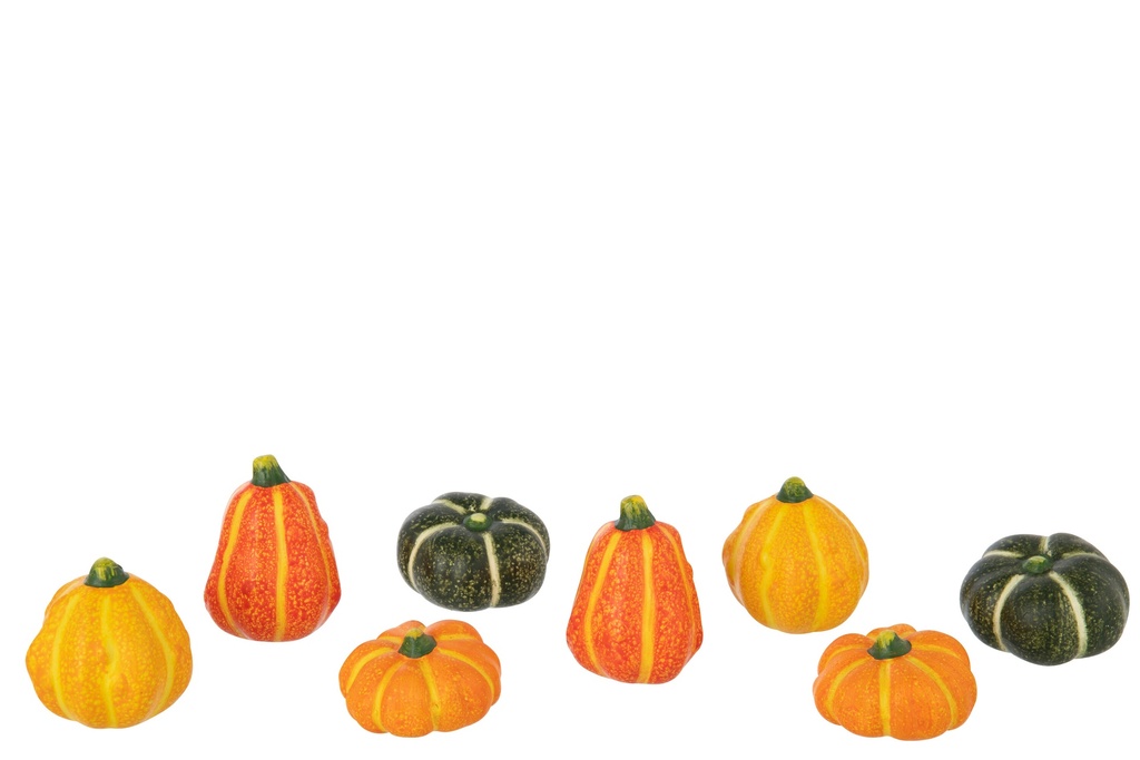 Box Of 8 Pumpkin Clay