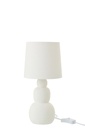 Table Lamp Renee Ceramic White