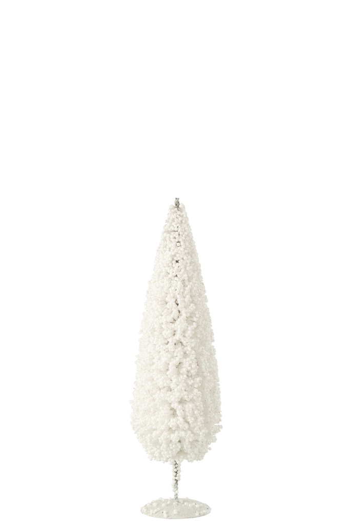 Christmas Tree PET White Small