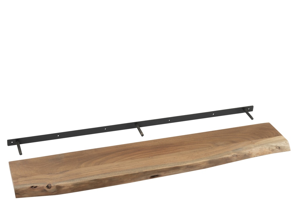 [23901] Wall Shelf Gerard Acacia Wood
