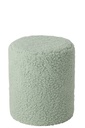 Stool Fur MDF Light Blue