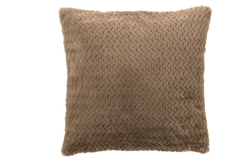 Cushion Polyester Dark Brown