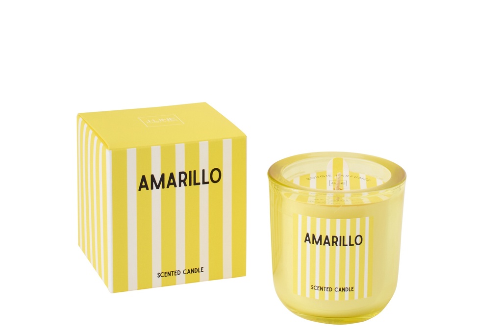 Scented Candle Amarillo Wax Yellow