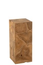 Pedestal Puzzle Teak Wood Natural