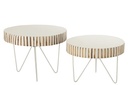 Ensemble de 2 tables en bois Ying