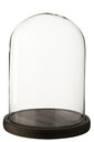 Decorative Bell Jar Glass Dark