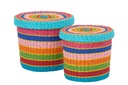 Set Of 2 Basket + Lid