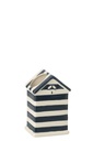 Flowerpot Beach House Porcelain Blue/White