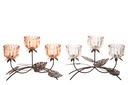 Tealight Holder Flower Iron Light