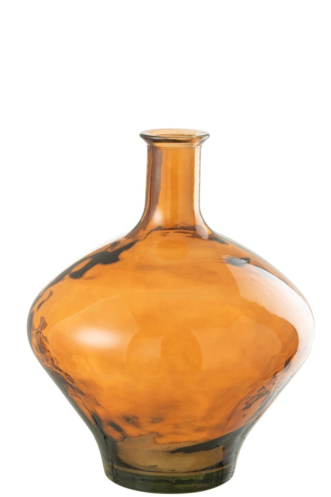 [32778] Vase Cherry Glass Brown