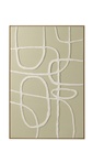 Painting Abstract Acrylic White/Light Green