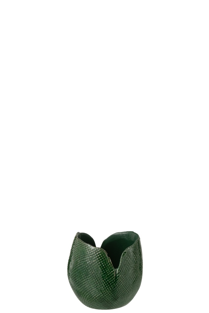 Vase Thibault Clay Dark Green